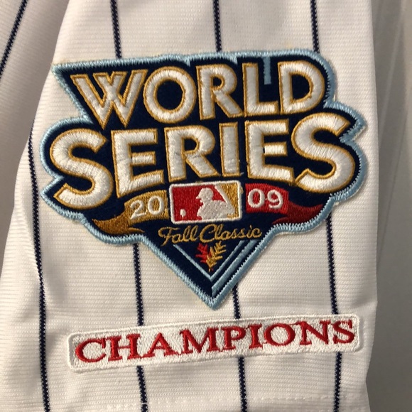 NYY Derek Jeter 2009 World Series Champions Jersey - Picture 6 of 8